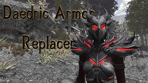 Skyrim Mod Daedric Armor Replacer PC Xbox Bodyslide