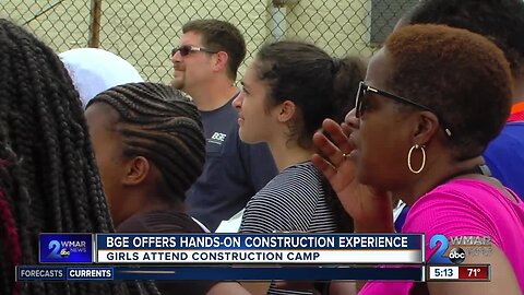 BGE offers hands-on construction experience for girls in construction camp