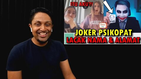 Heriss Skuyy | JOKER PSIKOPAT INI TAU NAMA, ALAMAT, & FOTO ORANG DI OME TV INTERNASIONAL 😱😱 REACTION