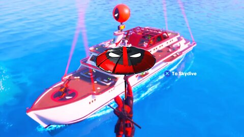 Fortnite Deadpool Umbrella! (GLITCH)