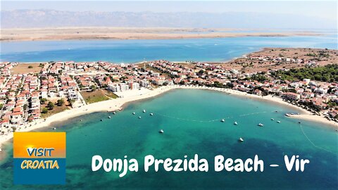 Donja Prezida Beach On The Island Of Vir In Croatia