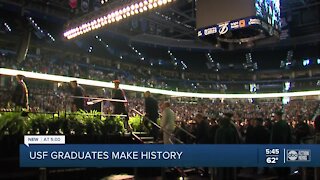 USF graduation to go down in history