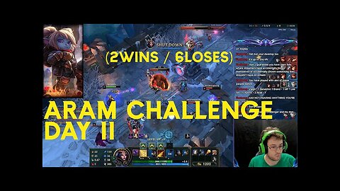 Unleashing Chaos Day 11 of the ARAM CHALLENGE wins some of the worst bots ever.