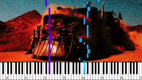 Dxrk ダーク - RAVE - (Mad Max Fury Road Phonk Edition) Piano Tutorial