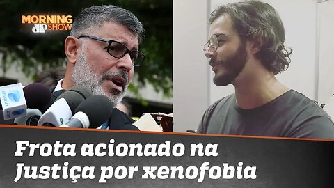 Namorado de Fátima Bernardes, Túlio Gadelha aciona Alexandre Frota na Justiça por xenofobia