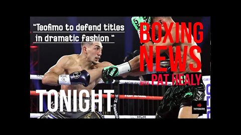 BOXING NEWS - TEOFIMO LOPEZ WILL WIN TONIGHT IN DRAMATIC FASHION!