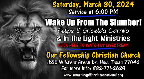 Awake From The Slumber! - Felipe & Gricelda Carrillo from In The Light Ministry