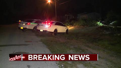 Overturned car found in San Carlos Park empty lot