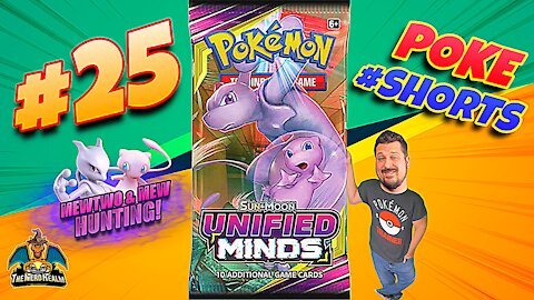 Poke #Shorts #25 | Unified Minds | Mewtwo & Mew Hunting | Pokemon Cards Opening