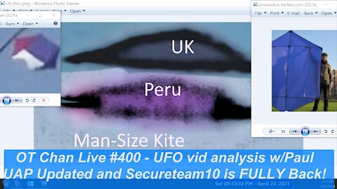 UFO vid Catch up w}Paul - UAP Updates + Secureteam10 Sadly is Back with Noise etc]- OT Chan Live-400