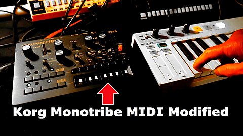 I Modified My Korg Monotribe For Midi