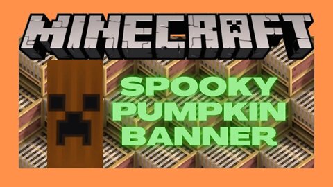 Minecraft: How To Make A Spooky Pumpkin Banner