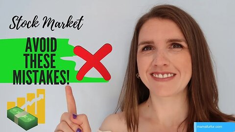 Avoid these BIGGEST MISTAKES BEGINNERS MAKE! Stock Market For Beginners