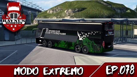 【Modo: Extremo】【Ep.78】【ETS2 1.45 EAA Bus】 de São Borja à Santa Maria!