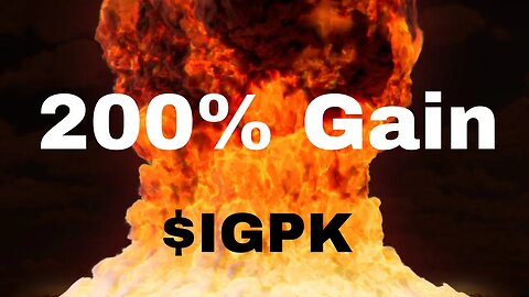 LET'S HAVE A QUICKEY!! $IGPK UP 200% | $ILUS - Awaiting Annual