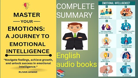 Unlocking Emotional Intelligence: Master Your Emotions Guide | English audio books 📚