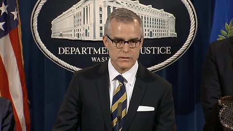 Former FBI Deputy Director Andrew McCabe Sues Over His Firing