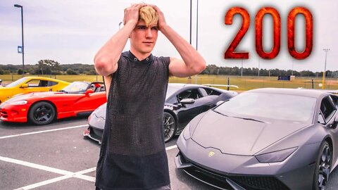 GOING 200 MPH IN A LAMBORGHINI!!