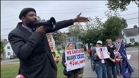 END MIGRANT FUNDING! March to Maura Healey's house, Saturday October 7, 2023