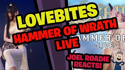 LOVEBITES / The Hammer Of Wrath (Official Live Video) - Roadie Reacts