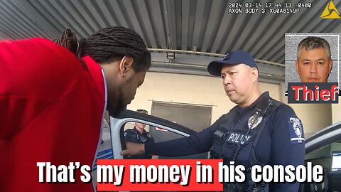 CMPD officer caught on cam stealing suspects money