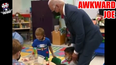 Joe Biden Gets Touchy With Pre-Schoolers...Straddles Young Boy in Awkward Appearance