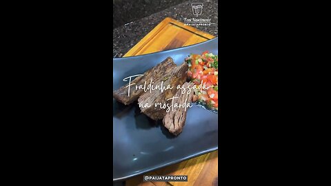 Fraldinha assada na mostarda 🍖logo mais a receita completa