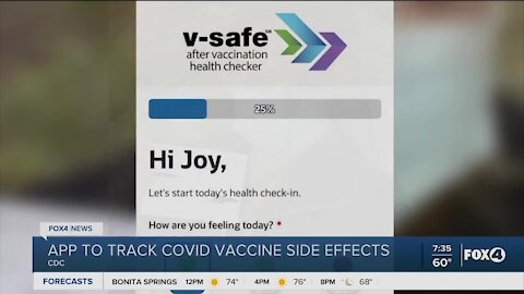 App tracks Covid vaccine side effects