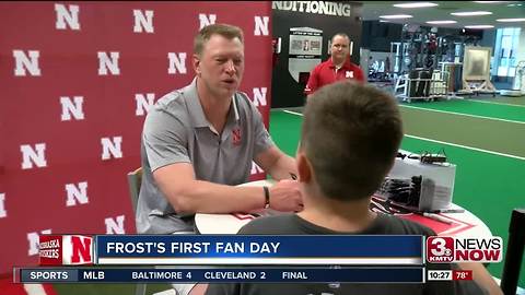 Sights and sounds from Nebraska's Fan Day