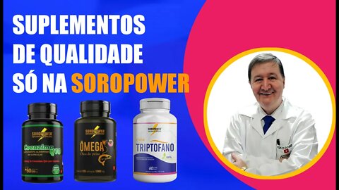 COENZIMA Q10 100 MG EM CADA CÁPSULA. ALTA QUALIDADE VOCÊ SÓ ENCONTRA NOS PRODUTOS DA MARCA SOROPOWER