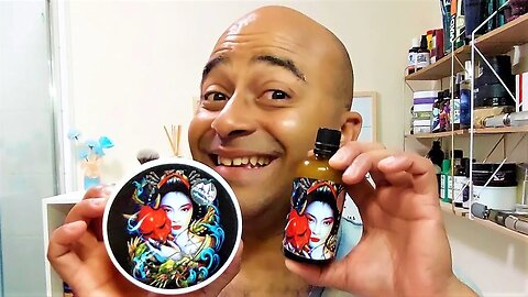 ASMR Geisha set by Pinnacle Grooming, Mühle R89 with Gillette Nacet blade.