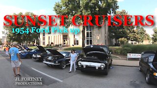 Sunset Cruisers 1954 Ford Pick up Classic Car Show