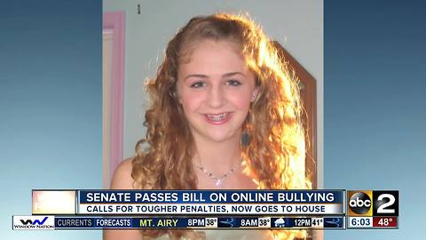 Maryland Senate OK's stronger law against online bullying