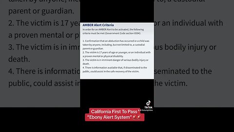 People Outraged That California Set First Nation “Ebony Alert” Similar to Amber Alert