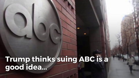 Trump Wants Everyone to Sue ABC News for Triggering Market Crash