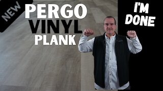 PERGO VINYL PLANK installation and review MILK TOAST VINYL FLOORING