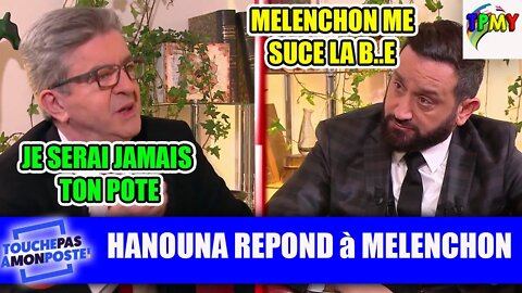 CYRIL HANOUNA REPOND à JEAN LUC MELENCHON sur TPMP et s'enfonce #louisboyard #bolloré #gillesverdez