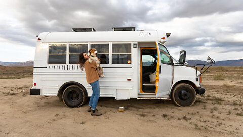 Alex & Arlo's Mini School Bus Tiny Home