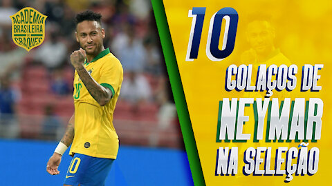 10 GOLAÇOS DE NEYMAR NA SELEÇÃO BRASILEIRA