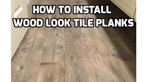 Install Wood Look Tile Planks on Ditra with QEP Leveling System