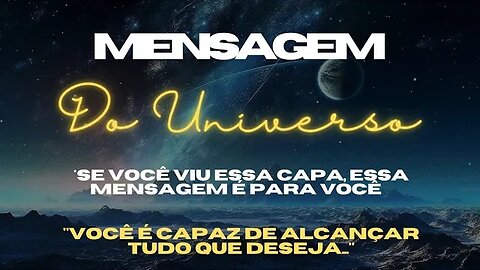 MENSAGEM DO UNIVERSO 🪐 VOCÊ É CAPAZ DE ALCANÇAR TUDO QUE DESEJA #leidaatração #espiritualidade