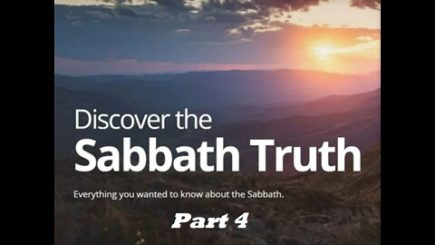 Sabbath Part 4