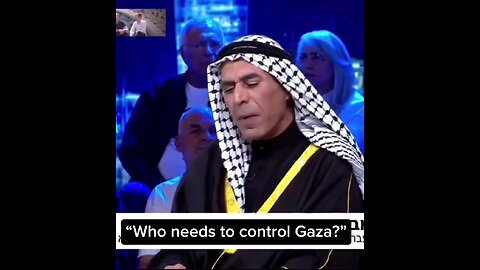 An Israeli-Arab tells the truth! Israel must control Gaza!