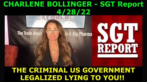 THE CRIMINAL US GOVERNMENT LEGALIZED LYING TO YOU!! - SGT Report 4/28/22