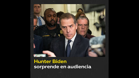 Hunter Biden aparece y se retira sorpresivamente de una audiencia