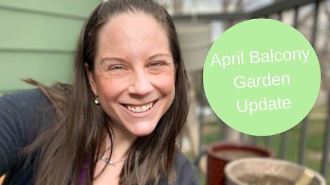 April Balcony Garden Update 2021