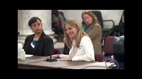 Dr Mary Bowden and other COVID experts with Sen Ron Johnson