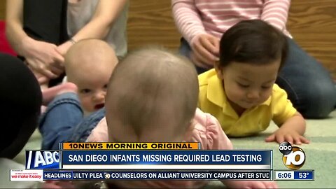 Study shows thousands of San Diego infants testing positive for lead poisoning