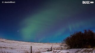 De superbes aurores boréales au Canada