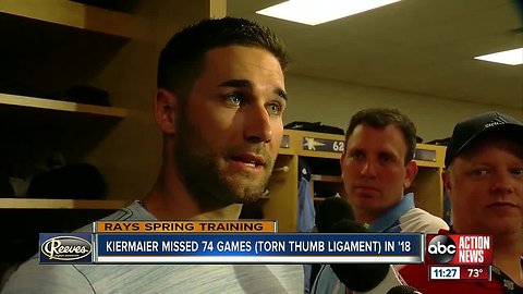 Tampa Bay Rays outfielder Kevin Kiermaier determined to bounce back from disappointing 2018 season